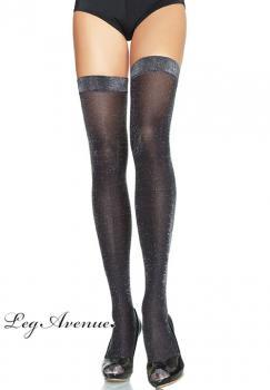 Leg Avenue: calze con filo in lurex.