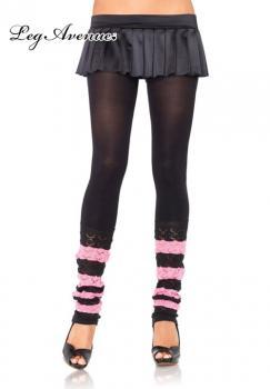 Leggings con scaldamuscoli.
