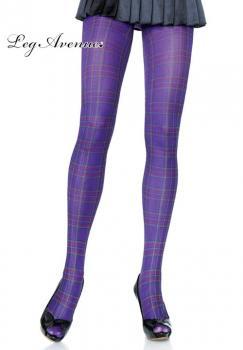 Leg Avenue: collant disegno plaid.