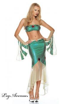 LEG AVENUE: Costume SIRENA tre pezzi.