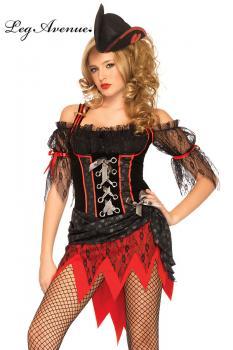 Costume filibustiere Ms. Davy Jones.