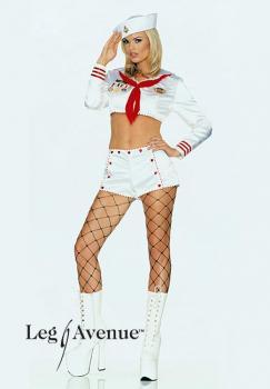 Leg Avenue: costume Marinaia 3 pezzi.