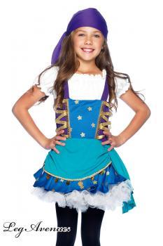 Leg Avenue Kids: vestito bimba 2 pz. Principessa Gitana.