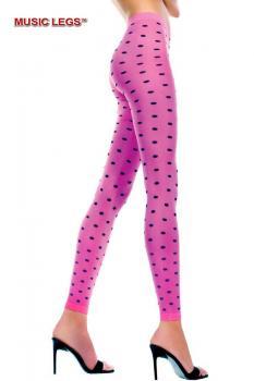 Music Legs: pantacollant a pois.
