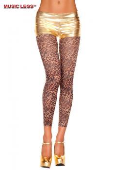 Music Legs: leggings in fantasia leopardata.