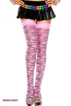 Music Legs: calze zebrate.