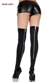 Music Legs: calze con zip.