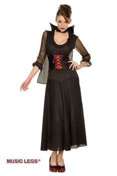 Music Legs: costume da vampira 2 pz.