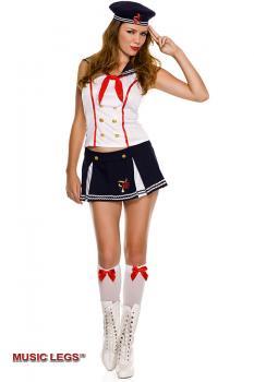 Music Legs: travestimento 4 pezzi marinaretta.