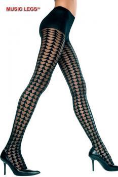 Music Legs: collant con motivo a triangoli.