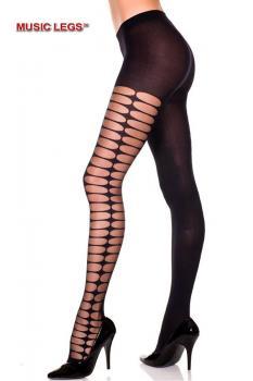 Music Legs: collant disegni ovali.