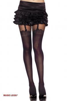 Music Legs: collant effetto calze con reggicalze.