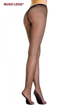 Music Legs: collant a rete con soletta rinforzata.