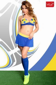 Ola - Completo calciatrice 3 pz con gonna
