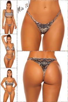 Tanga bikini brasiliano KouCla pitonato.