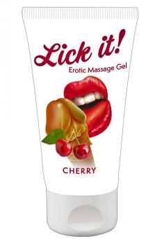 Gel massaggiante gusto ciliegia. 50 ml.
