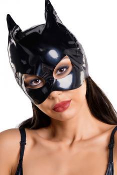 Maschera gatto laccata.