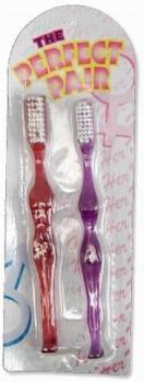 Coppia spazzolini da denti LUI & LEI.