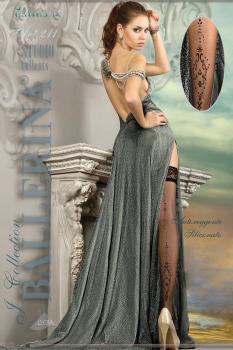 Ballerina: calze autoreggenti nere art. 211