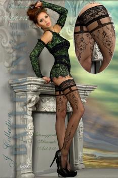 Ballerina: calze autoreggenti nere art. 212
