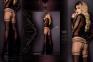 Ballerina: collant nero/beige. Art. 304
