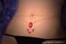 BELLYSTRING: modello PAMPILLES STRASS rectangle.