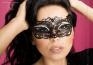 CHILIROSE: maschera filigranata con strass. Mod. 3754