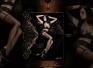 Ballerina: collant disegno reggicalze con ricami art. 293