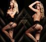 Collant aperto con disegni e lurex. Art. BS107