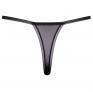 Tanga aperto con perle, anelli di strass e catene.