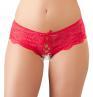 Conf. 2 pezzi. Culotte rosse + perizoma nero.