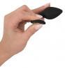 Plug in silicone con zircone a forma di cuore.
