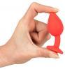 Plug in silicone con zircone.