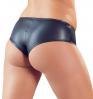 Pantaloncini neri con zip.